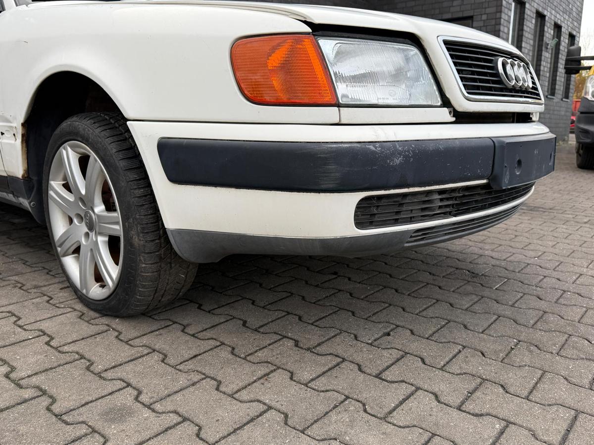 Audi 100 C4 original Stoßstange Stoßfänger vorn L90E Alpinweiß BJ91